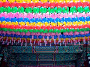 lanterns for Buddha's birthday at Jogyesa Temple, Seoul